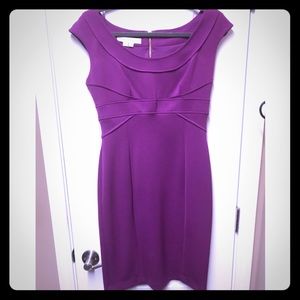 Maggy London Purple/Magenta Sheath Dress.